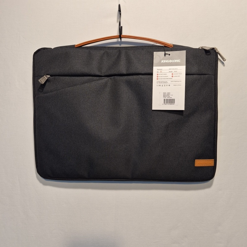 NWT Kingslong Laptop Sleeve 17 x 17.3 Professional Student  Commuter Travel